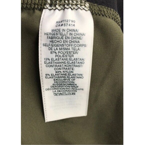 True Religion Green Mesh Logo Waistband Leggings Sz S NWT Fall Winter Casual - Picture 5 of 5